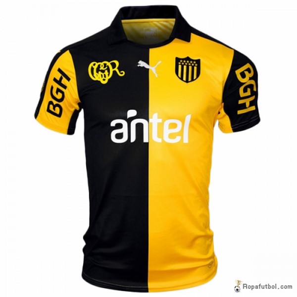 Camiseta CA Peñarol Replica Primera Ropa 2016/17 Amarillo Negro